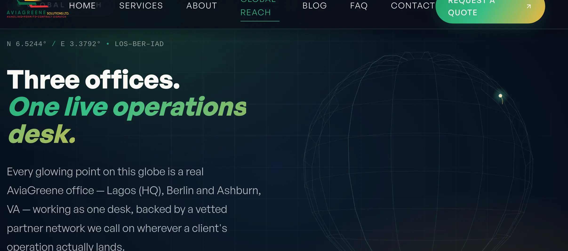 AviaGreen Website